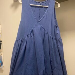 Blue Sleeveless Dress